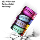 For OPPO A9 (2020) / A5 (2020) / A11X / A11 Coloured Drawing Cross Texture Horizontal Flip PU Leather Case with Holder & Card Slots & Wallet & Lanyard(Colorful Cakes)