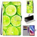 For Xiaomi Redmi K40 / K40 Pro / K40 Pro+ Coloured Drawing Cross Texture Horizontal Flip PU Leather Case with Holder & Card Slots & Wallet & Lanyard(Green Lemon)