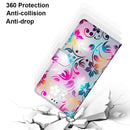 For Xiaomi Redmi Note 10 4G / Note 10S Coloured Drawing Cross Texture Horizontal Flip PU Leather Case with Holder & Card Slots & Wallet & Lanyard(Gradient Colorful Flower)