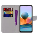 For Xiaomi Redmi Note 10 Pro Max / Note 10 Pro Coloured Drawing Cross Texture Horizontal Flip PU Leather Case with Holder & Card Slots & Wallet & Lanyard(Upskirt)