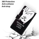 For Xiaomi Redmi Note 10 Pro Max / Note 10 Pro Coloured Drawing Cross Texture Horizontal Flip PU Leather Case with Holder & Card Slots & Wallet & Lanyard(Middle Finger White Cat)