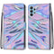 For Samsung Galaxy A32 4G / A32 Lite Coloured Drawing Cross Texture Horizontal Flip PU Leather Case with Holder & Card Slots & Wallet & Lanyard(Fluorescent Water Texture)
