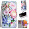 For Samsung Galaxy A32 4G / A32 Lite Coloured Drawing Cross Texture Horizontal Flip PU Leather Case with Holder & Card Slots & Wallet & Lanyard(Light Pink Bouquet)