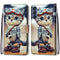For Samsung Galaxy S21 FE Coloured Drawing Cross Texture Horizontal Flip PU Leather Case with Holder & Card Slots & Wallet & Lanyard(Leather Shoes Cat)