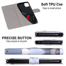 For Samsung Galaxy S21 FE Coloured Drawing Cross Texture Horizontal Flip PU Leather Case with Holder & Card Slots & Wallet & Lanyard(Slant Hat Blue Mirror Cat)