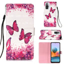 For Xiaomi Redmi Note 10 Pro / Note 10 Pro Max 3D Painting Horizontal Flip Leather Case with Holder & Card Slot & Wallet & Lanyard(Rose Red Butterfly)