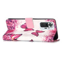 For Xiaomi Redmi Note 10 Pro / Note 10 Pro Max 3D Painting Horizontal Flip Leather Case with Holder & Card Slot & Wallet & Lanyard(Rose Red Butterfly)