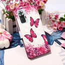 For Xiaomi Redmi Note 10 Pro / Note 10 Pro Max 3D Painting Horizontal Flip Leather Case with Holder & Card Slot & Wallet & Lanyard(Rose Red Butterfly)
