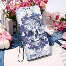 For Xiaomi Redmi Note 10 Pro / Note 10 Pro Max 3D Painting Horizontal Flip Leather Case with Holder & Card Slot & Wallet & Lanyard(Cloud Ghost Head)