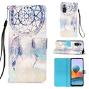 For Xiaomi Redmi Note 10 Pro / Note 10 Pro Max 3D Painting Horizontal Flip Leather Case with Holder & Card Slot & Wallet & Lanyard(Fantasy Wind Chimes)