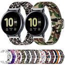 20mm For Samsung Galaxy Watch Active2 / Active Adjustable Elastic Printing Watch Band(Universe)