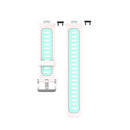 For Huawei Watch Fit Two-color Silicone Watch Band(Pink+Teal)