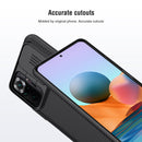 For Xiaomi Redmi Note 10 Pro / 10 Pro Max NILLKIN Black Mirror Series PC Camshield Full Coverage Dust-proof Scratch Resistant Case(Blue)