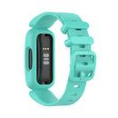 For Fitbit Inspire 2 Silicone Watch Band(Lake Blue)