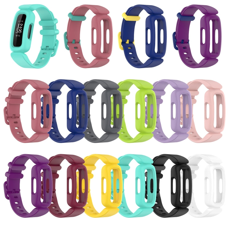 For Fitbit Inspire 2 Silicone Watch Band(Black)