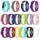 For Fitbit Inspire 2 Silicone Watch Band(Lake Blue)