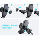 JOYROOM JR-ZS259 360-degree Rotating Stretching Mechanical Car Air Vent Holder for 4.7-6.9 inch Mobile Phones