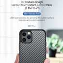 SULADA Luxury 3D Carbon Fiber Textured Shockproof Metal + TPU Frame Case For iPhone 11(Dark Green)