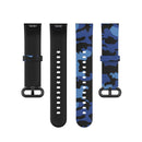 For Xiaomi Mi Watch Lite / Redmi Watch Silicone Printing Replacement Watchband(Camouflage Blue)