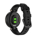 For Garmin Lily Silicone Watch Band with Dismantling Tools(Black)