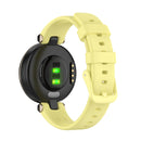 For Garmin Lily Silicone Watch Band with Dismantling Tools(Yellow)