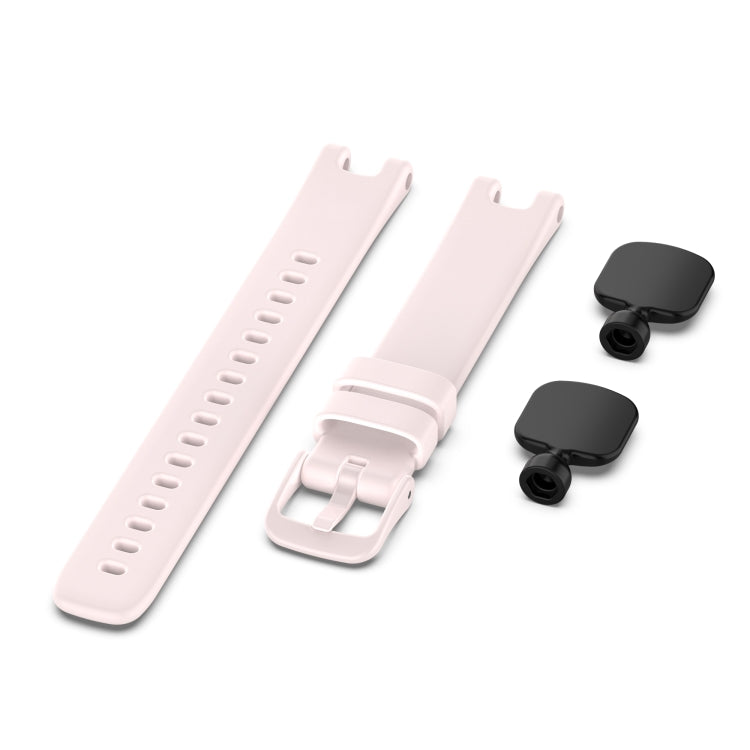 For Garmin Lily Silicone Watch Band with Dismantling Tools(Pink)