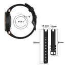 For Garmin Lily Silicone Watch Band with Dismantling Tools(Green)