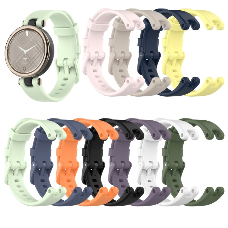 For Garmin Lily Silicone Watch Band with Dismantling Tools(Grey)