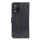 For Realme 9 5G / Realme 8 5G / Realme V13 5G KHAZNEH Retro Texture PU + TPU Horizontal Flip Leather Case(Black)