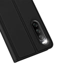 For Sony Xperia 10 III / 10 III Lite DUX DUCIS Skin Pro Series Horizontal Flip PU + TPU Leather Case with Holder & Card Slots(Black)
