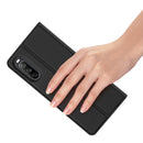 For Sony Xperia 10 III / 10 III Lite DUX DUCIS Skin Pro Series Horizontal Flip PU + TPU Leather Case with Holder & Card Slots(Black)