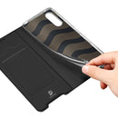 For Sony Xperia 10 III / 10 III Lite DUX DUCIS Skin Pro Series Horizontal Flip PU + TPU Leather Case with Holder & Card Slots(Black)