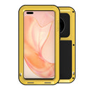 For Huawei Mate 40 Pro LOVE MEI Metal Shockproof Waterproof Dustproof Protective Case without Glass(Yellow)