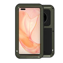 For Huawei Mate 40 Pro LOVE MEI Metal Shockproof Waterproof Dustproof Protective Case without Glass(Green)