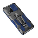For OPPO Realme 8 / 8 Pro Armor Warrior Shockproof PC + TPU Protective Case(Sapphire Blue)
