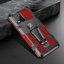 For OPPO Realme 8 / 8 Pro Armor Warrior Shockproof PC + TPU Protective Case(Red)