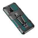 For OPPO Realme 8 / 8 Pro Armor Warrior Shockproof PC + TPU Protective Case(Army Green)