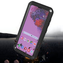 For Samsung Galaxy S21 5G LOVE MEI Metal Shockproof Waterproof Dustproof Protective Case with Glass(Army Green)