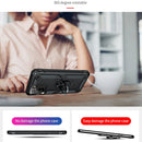 For Xiaomi Redmi Note 10 / Note 10s Shockproof TPU + PC Protective Case with 360 Degree Rotating Holder(Black)