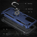 For Xiaomi Redmi Note 10 / Note 10s Shockproof TPU + PC Protective Case with 360 Degree Rotating Holder(Blue)