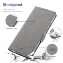 For OnePlus 9 Pro ViLi K Series Shockproof TPU + PU Leather Magnetic Buckle Horizontal Flip Case with Card Slots & Wallet & Holder(Grey)