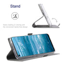 For OnePlus 9 Pro ViLi K Series Shockproof TPU + PU Leather Magnetic Buckle Horizontal Flip Case with Card Slots & Wallet & Holder(Grey)