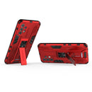 For Samsung Galaxy A32 4G Supersonic PC + TPU Shock-proof Protective Case with Holder(Red)