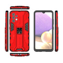 For Samsung Galaxy A32 4G Supersonic PC + TPU Shock-proof Protective Case with Holder(Red)