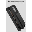 LOVE MEI Metal Shockproof Waterproof Dustproof Protective Case For iPhone 12(Black)