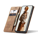 For Xiaomi Redmi Note 10 4G / Note 10s CaseMe 013 Multifunctional Horizontal Flip Leather Case with Holder & Card Slot & Wallet(Brown)