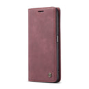 For Xiaomi Redmi Note 10 4G / Note 10s CaseMe 013 Multifunctional Horizontal Flip Leather Case with Holder & Card Slot & Wallet(Wine Red)