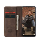 For Xiaomi Redmi Note 10 4G / Note 10s CaseMe 013 Multifunctional Horizontal Flip Leather Case with Holder & Card Slot & Wallet(Coffee)