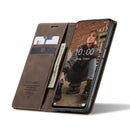 For Xiaomi Redmi Note 10 4G / Note 10s CaseMe 013 Multifunctional Horizontal Flip Leather Case with Holder & Card Slot & Wallet(Coffee)