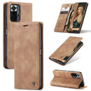 For Xiaomi Redmi Note 10 Pro 4G / Note 10 Pro Max CaseMe 013 Multifunctional Horizontal Flip Leather Case with Holder & Card Slot & Wallet(Brown)